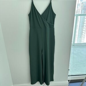 Green thin strapped jumpsuit from Forever 21